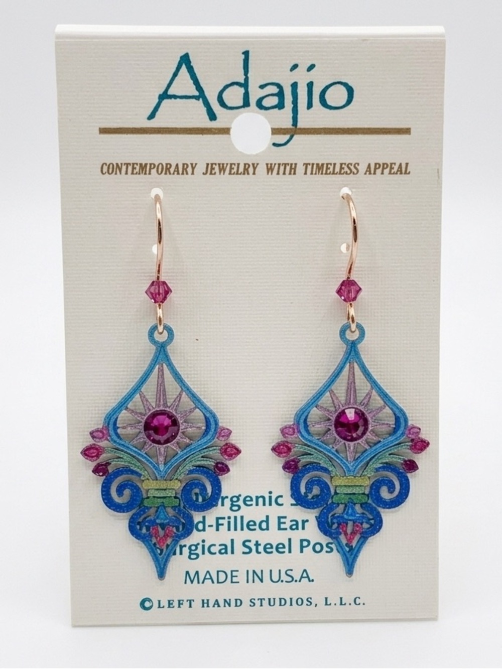 Adajio Boutique Filigree Drop Earrings